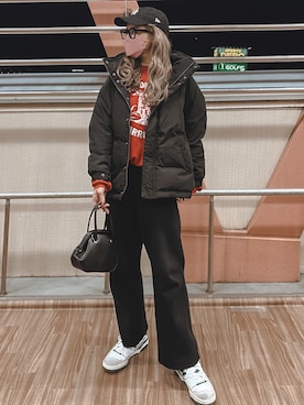 「URBAN RESEARCH Sonny Label（アーバンリサーチサニーレーベル）のアイテム（ジャケット/アウター）」を使った、natsupooさん（レディース・167cm）の冬コーディネート
