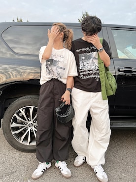 「adidas samba」｜natsupooさん（レディース・167cm）の春コーディネート