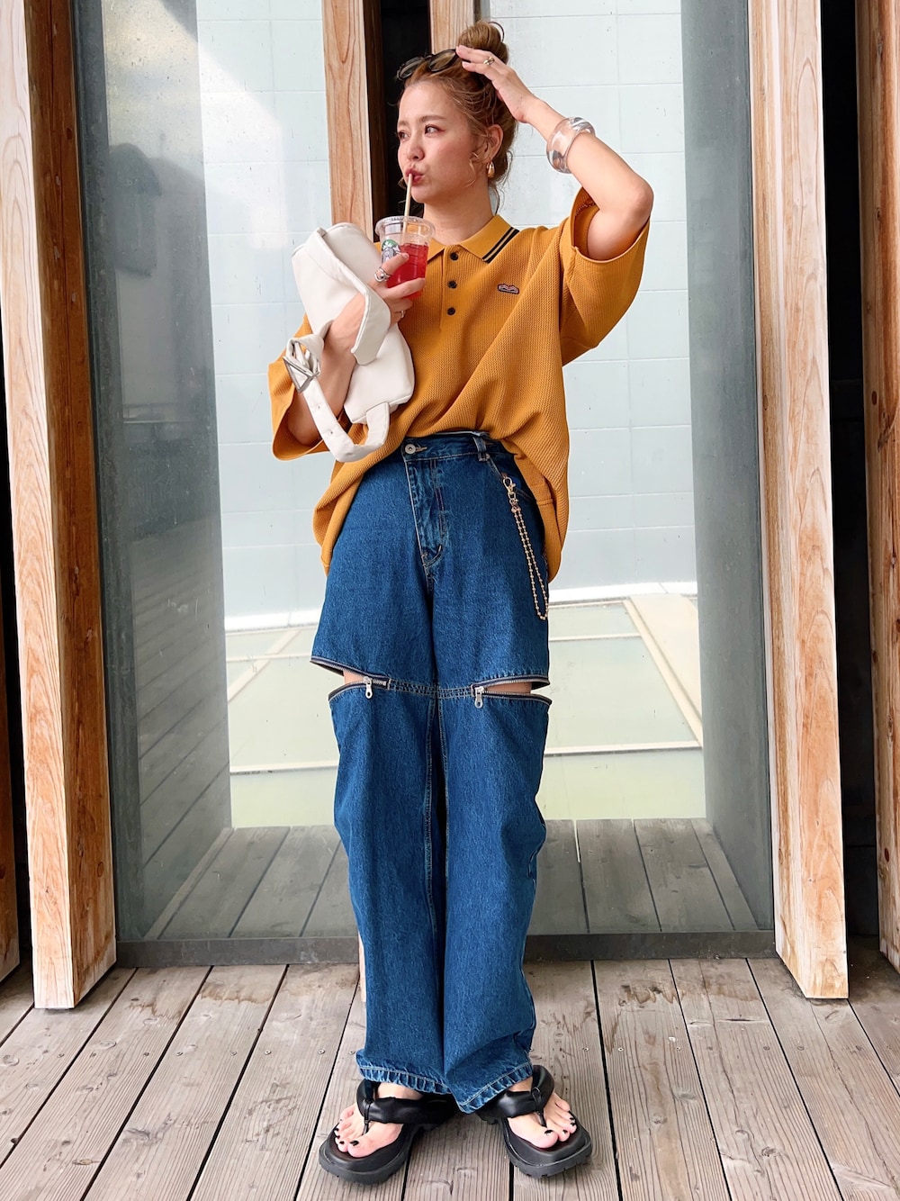 Side Slash Denim/サイドスラッシュデニム【MAISON SPECIAL