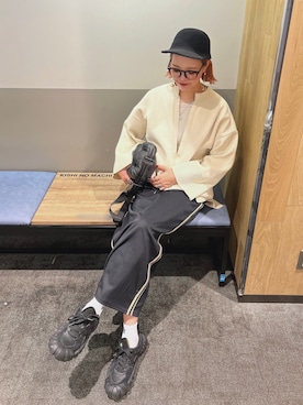 「UNIQLO（ユニクロ）のアイテム（キャップ）」を使った、natsupooさん（レディース・167cm）の秋コーディネート