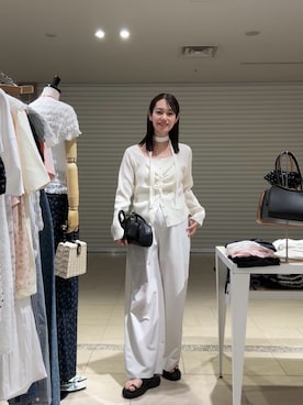 「mystic（ミスティック）のアイテム（シューズ）」を使った、kusuda yoshikoさん（レディース・163cm）の春コーディネート