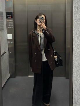 kusuda yoshikoさん（レディース・163cm）の冬コーディネート