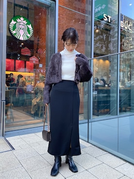 kusuda yoshikoさん(レディース・163cm)の秋コーディネート