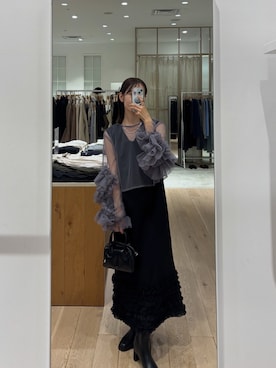 「アイテム（ワンピース/ドレス）」を使った、kusuda yoshikoさん（レディース・163cm・30代）の秋コーディネート