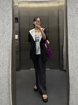 kusuda yoshikoさん(レディース・163cm)の夏コーディネート