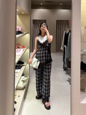 「mystic（ミスティック）のアイテム（アクセサリー）」を使った、kusuda yoshikoさん（レディース・163cm）の夏コーディネート