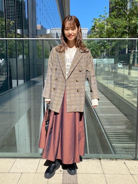 kusuda yoshikoさん（レディース・163cm）の秋コーディネート