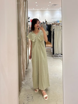「mystic（ミスティック）のアイテム」を使った、kusuda yoshikoさん（骨格ウェーブ・レディース・163cm）の夏コーディネート