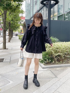 kusuda yoshikoさん（レディース・163cm）の秋コーディネート