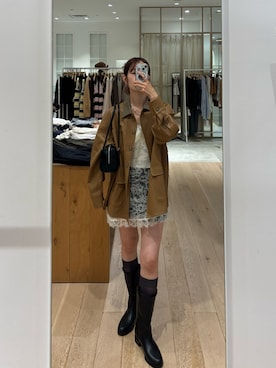 「アイテム（レッグウェア）」を使った、kusuda yoshikoさん（レディース・163cm）の秋コーディネート