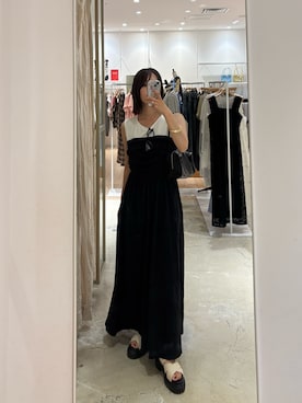 「アイテム（ファッション雑貨）」を使った、kusuda yoshikoさん（レディース・163cm・20代）の夏コーディネート