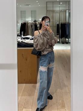 「mystic（ミスティック）のアイテム（ショルダーバッグ）」を使った、kusuda yoshikoさん（レディース・163cm）の秋コーディネート