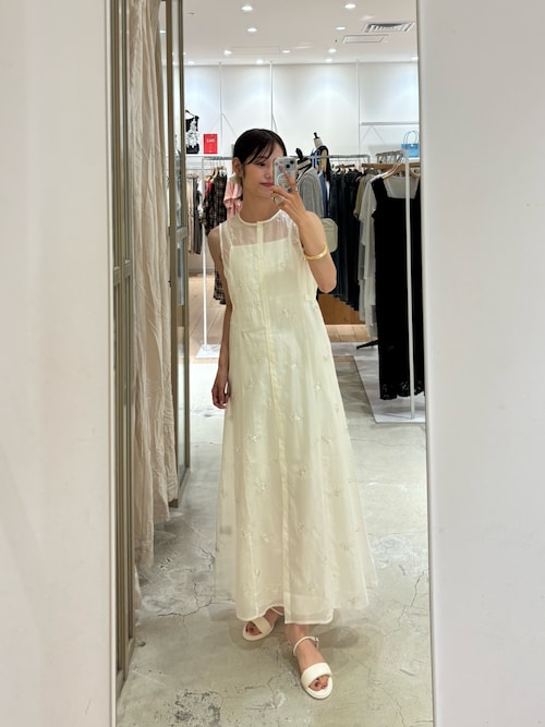 【森川企画】シアービジューワンピース