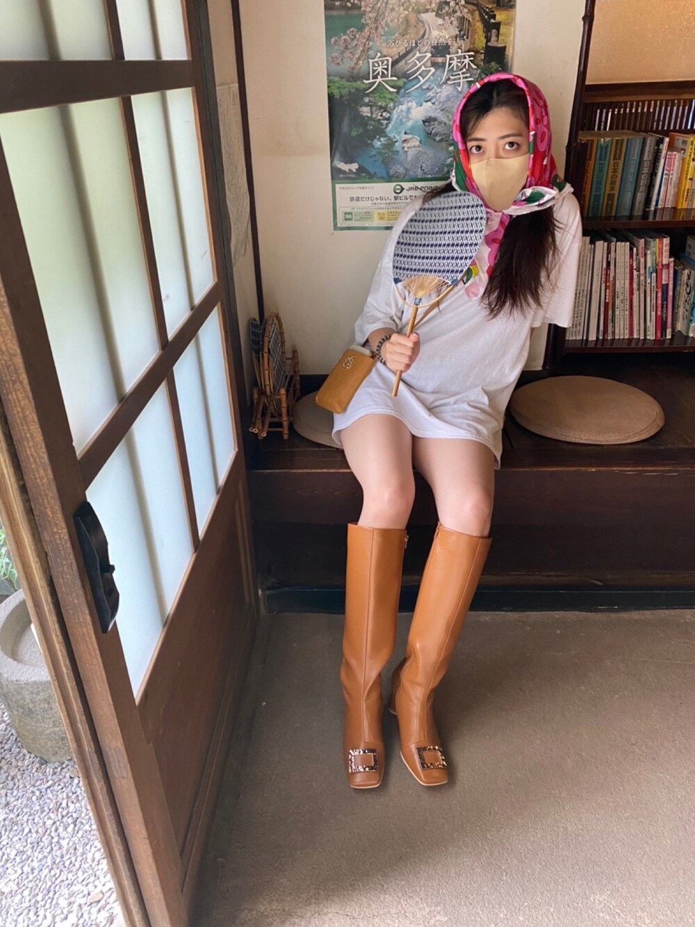 「summer、baby、プチプラ、シンプルコーデ、ootd、休日スタイル、プチプラコーデ、リリーブラウン、ワンピース」｜「LILY BROWNのアイテム（シューズ、ブラウン系）」を使った、らいだーさん（レディース・156cm）の夏コーディネートの1枚目の写真