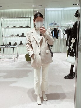 「Dior」｜「アイテム（ブーツ）」を使った、yumiさん（レディース・163cm）の冬コーディネート