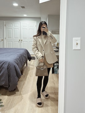 「HERMES（エルメス）のアイテム」を使った、yumiさん（骨格ウェーブ・レディース・163cm）の秋コーディネート