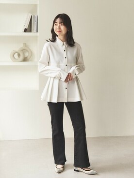 hazuさん（レディース・156cm）の冬コーディネート