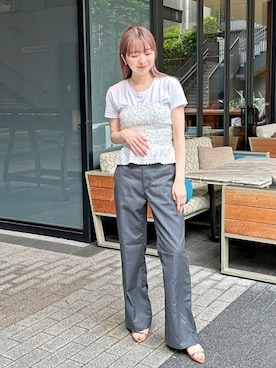 hazuさん（レディース・156cm）の夏コーディネート