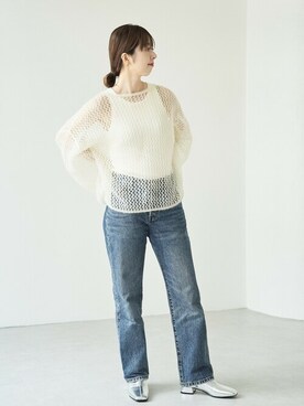 「LE TALON（ルタロン）のアイテム（ブーツ）」を使った、hazuさん（レディース・156cm）の夏コーディネート