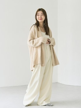 「ダルメシアン柄」｜hazuさん（レディース・156cm）の秋コーディネート