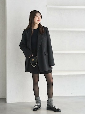 「MARCOMONDE（マルコモンド）のアイテム」を使った、hazuさん（レディース・156cm）の秋コーディネート