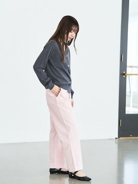 「TEMPERATE（テンパレイト）のアイテム」を使った、hazuさん（レディース・156cm）の冬コーディネート