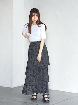 hazuさん（レディース・156cm）の冬コーディネート