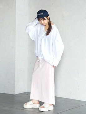 「プラットフォーム」｜hazuさん（レディース・156cm）の冬コーディネート