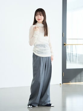 hazuさん（レディース・156cm）の冬コーディネート