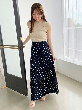 「きれい目コーデ」｜hazuさん（レディース・156cm）の夏コーディネート