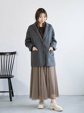 「24AW秋の新作」｜「アイテム（その他シューズ）」を使った、hazuさん（レディース・156cm）の夏コーディネート