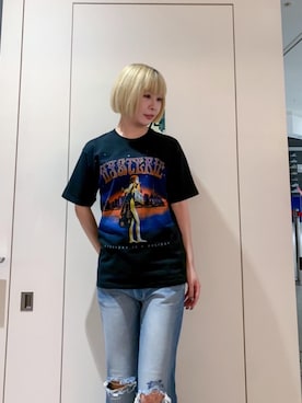 ヒステリックグラマー KEEP ON CHILLIN’ Tシャツ　新品未使用 KEEP ON CHILLIN' Tシャツを使った人気ファッションコーディネート - WEAR