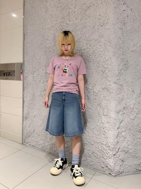 「ルーズソックス」｜YUNさん（レディース・168cm）の夏コーディネート