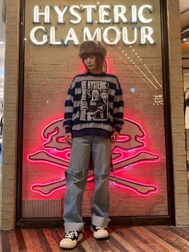 「HYSTERIC GLAMOUR（ヒステリックグラマー）のアイテム」を使った、YUNさん（レディース・168cm）の秋コーディネート