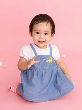 ミキハウス ホットビスケッツ店さん（キッズ・67cm）の冬コーディネート