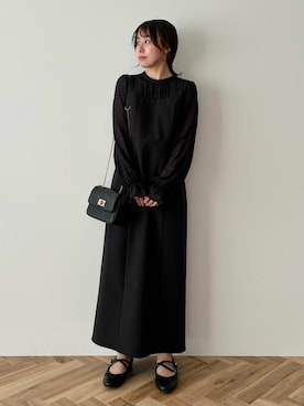 earth music&ecology officialさん（レディース・152cm）の冬コーディネート