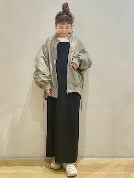 earth music&ecology officialさん（レディース・154cm）の冬コーディネート