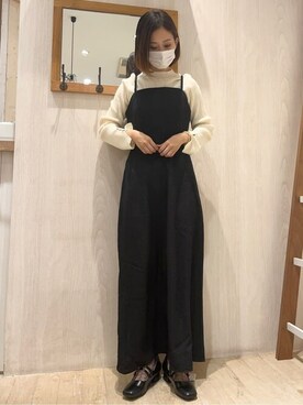 earth music&ecology officialさん（レディース・155cm）の冬コーディネート