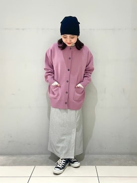 earth music&ecology officialさん（レディース・148cm）の冬コーディネート