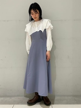 earth music&ecology officialさん（レディース・164cm）の冬コーディネート