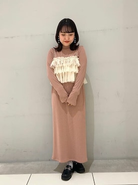 earth music&ecology officialさん（レディース・148cm）の冬コーディネート