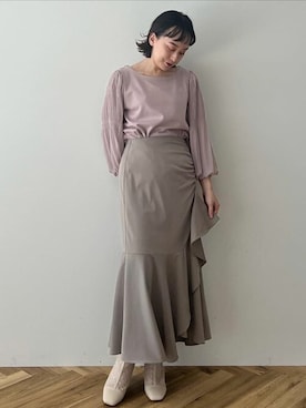 earth music&ecology officialさん（レディース・153cm）の春コーディネート