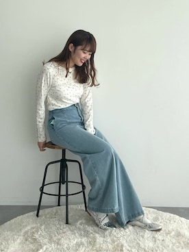 earth music&ecology officialさん（レディース・159cm）の春コーディネート