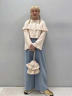 earth music&ecology officialさん（レディース・167cm）の春コーディネート