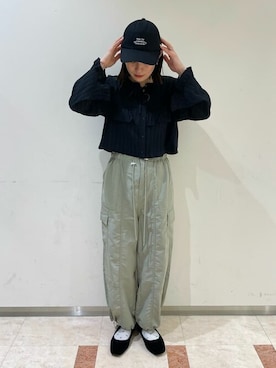 earth music&ecology officialさん（レディース・164cm）の春コーディネート