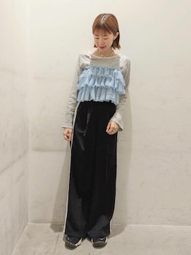 earth music&ecology officialさん（レディース・150cm）の春コーディネート