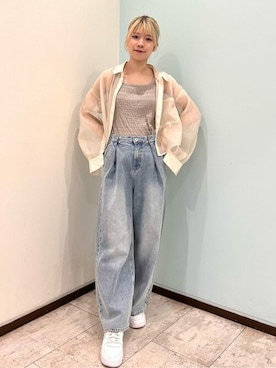 earth music&ecology officialさん（レディース・160cm）の夏コーディネート