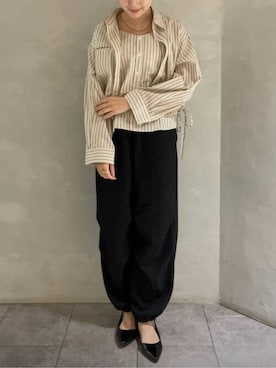 earth music&ecology officialさん（レディース・158cm）の秋コーディネート