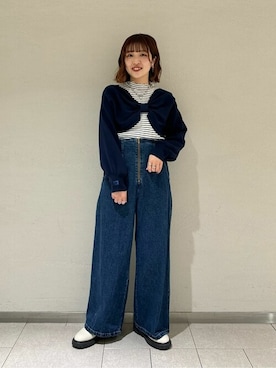 earth music&ecology officialさん（レディース・157cm）の春コーディネート