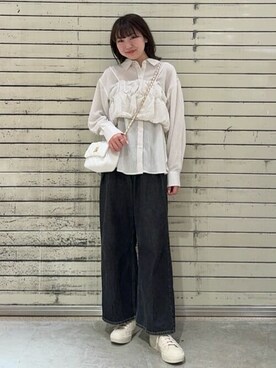 earth music&ecology officialさん(レディース・156cm)の春コーディネート